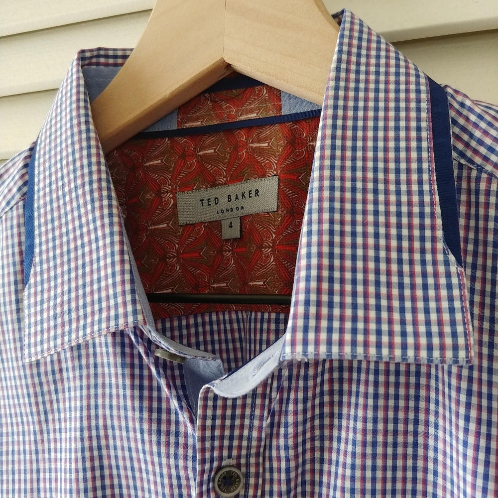 Ted Baker Button Down Long Sleeve - Picture 3 of 8